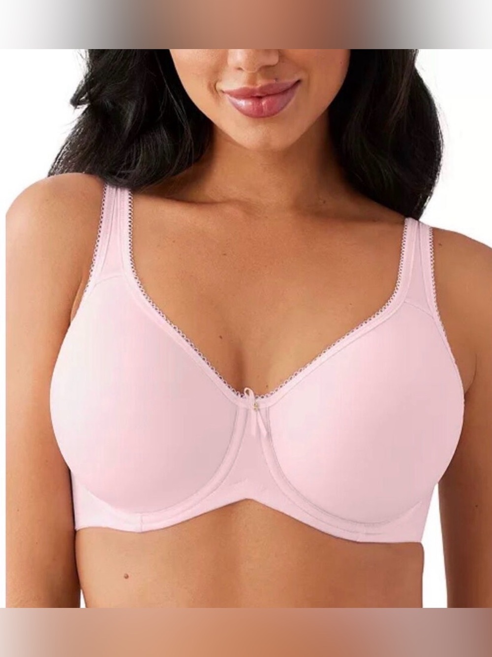 Wacoal Women's Retro Chic Underwire T-Shirt Bra 853186 Pink Seamless Size 36D
